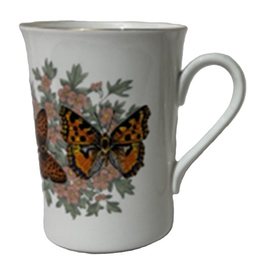 Cups Fine Bone Berkshire England Buttterfly (set of 2)