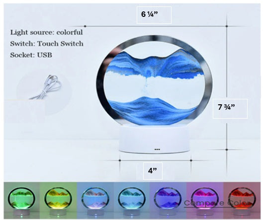 SOLD-Interstellar 3D Creative Flowing Lamp
