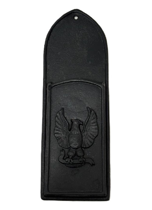 Cast Iron Bald Eagle wall pocket Fireplace Match Holder