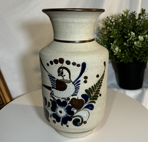 Pitcher pottery Vase Mexico Bird