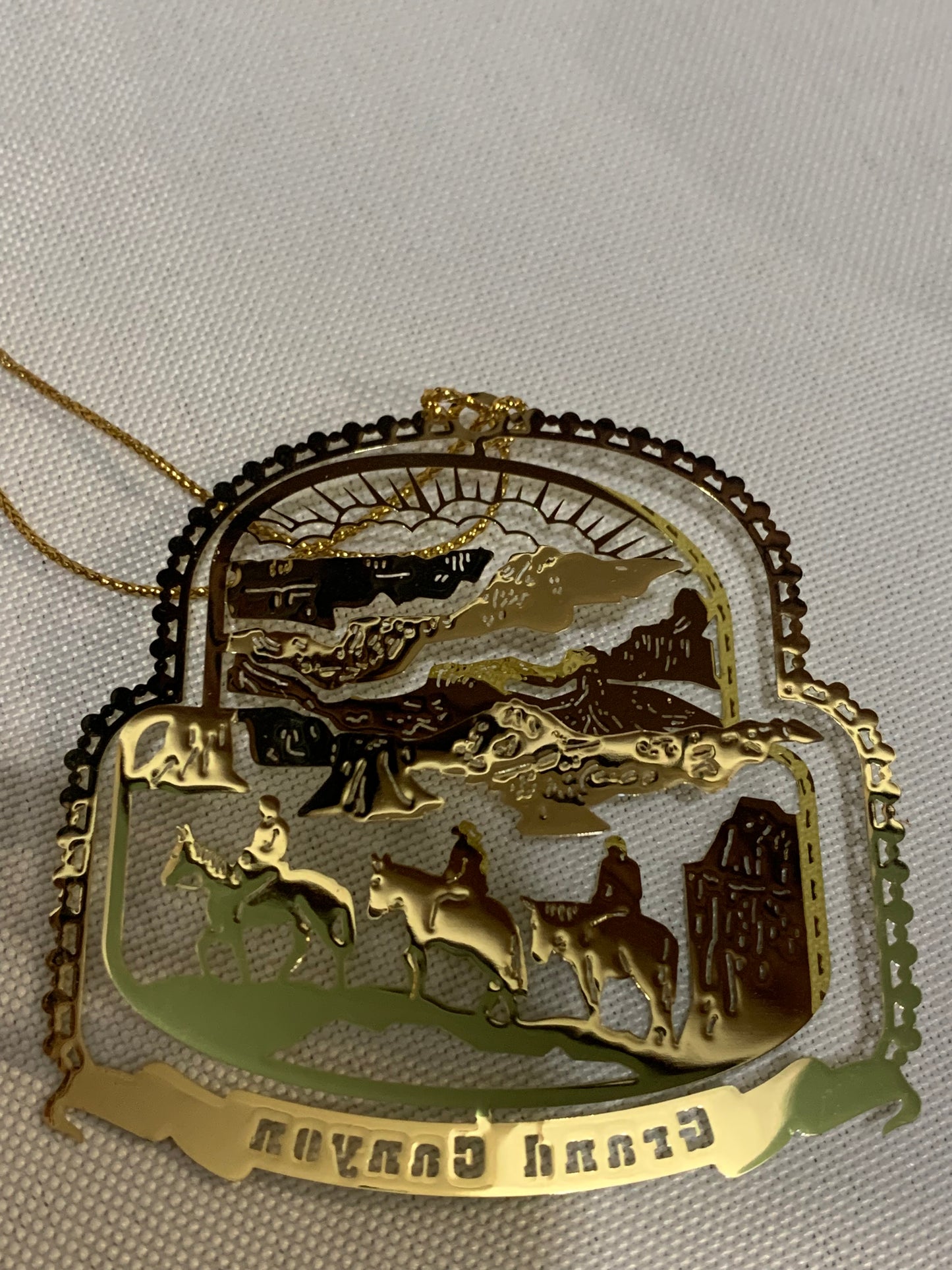 Brass Ornament Grand Canyon National Park laser cut scenic