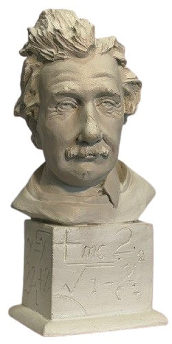 Albert Einstein Bust Statue