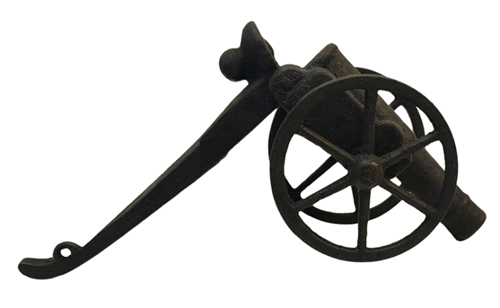 Antique cast iron mini Canon