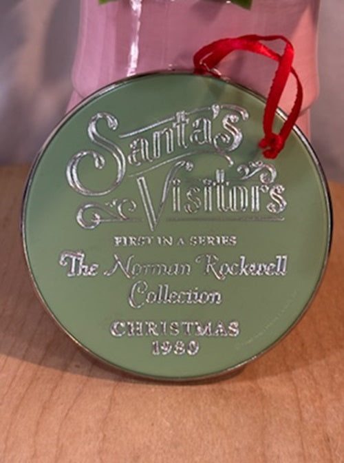 Ornament Rockwell Santa Visitors