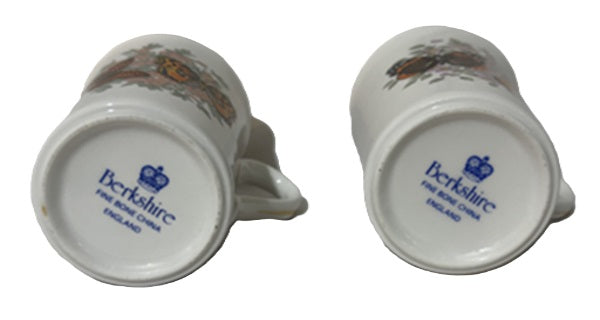 Cups Fine Bone Berkshire England Buttterfly (set of 2)