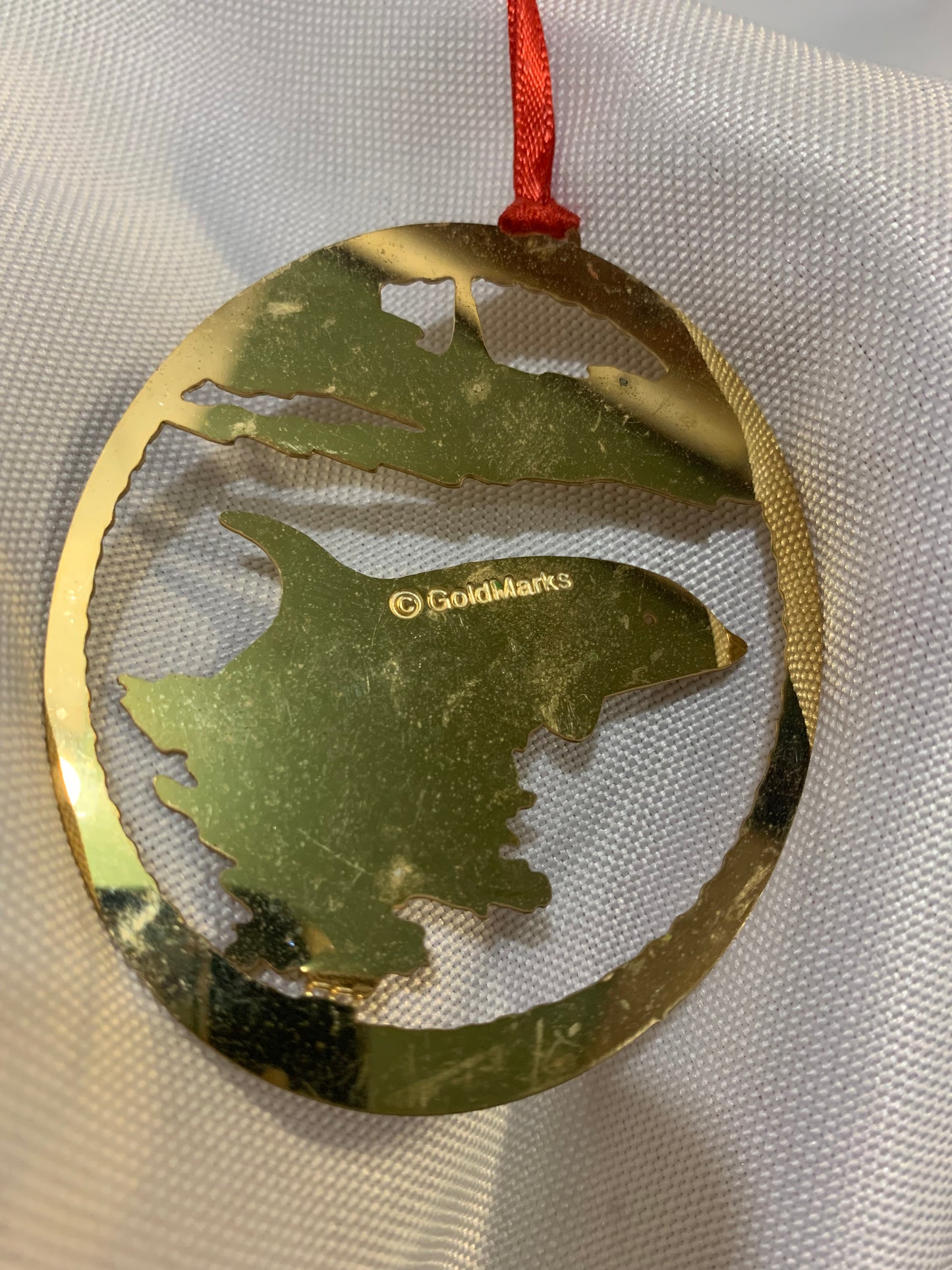 Brass Ornament Dolphin Goldmark