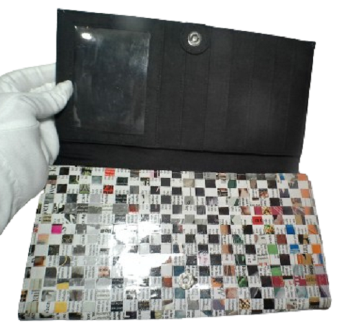 Torrain Mulitcolor Eco Friendly Recycled Clutch