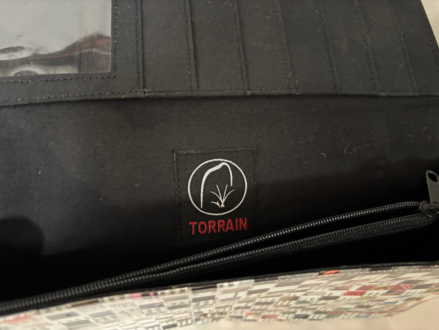 Torrain Mulitcolor Eco Friendly Recycled Clutch