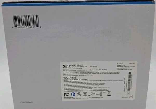 SoClean Device Disinfector