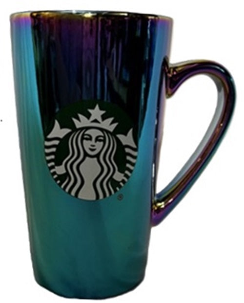 Starbucks 2022 Holiday Iridescent Rainbow Mug - 16 oz