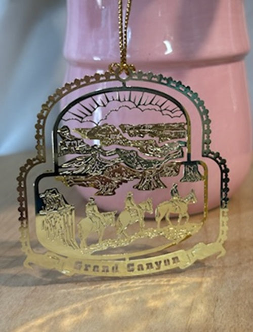 Brass Ornament Grand Canyon National Park laser cut scenic
