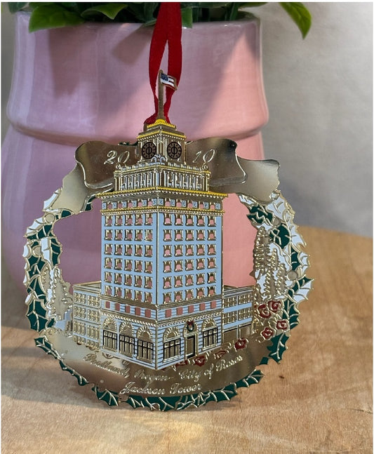 Ornament Portland Oregon City of Roses Jackson Tower