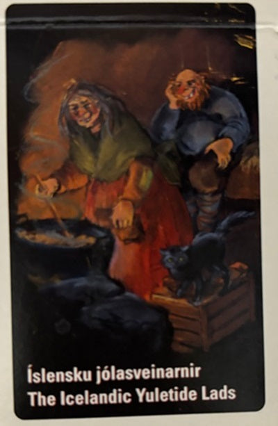 The Icelandic Yuletide Lads playing cards